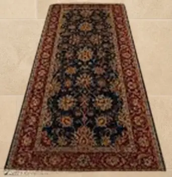 Clean Oriental area rug after professional area rug cleaning in Atlanta GA